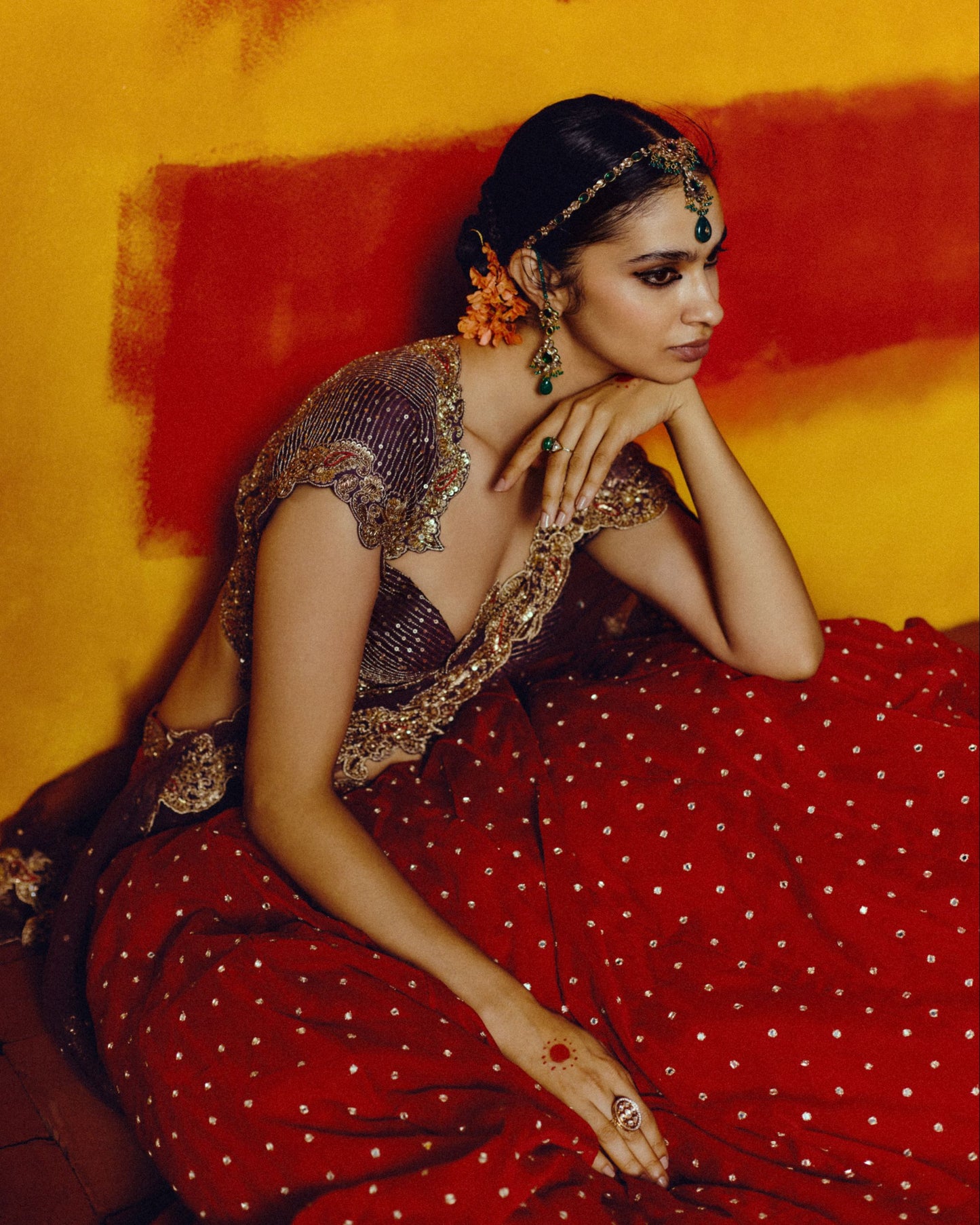 Ponnazhagi Lehenga Set