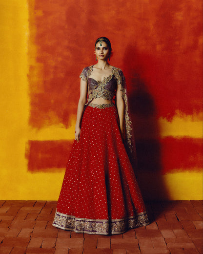 Ponnazhagi Lehenga Set