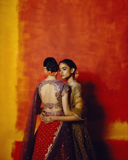 Ponnazhagi Lehenga Set