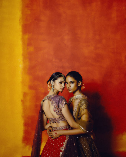 Ponnazhagi Lehenga Set