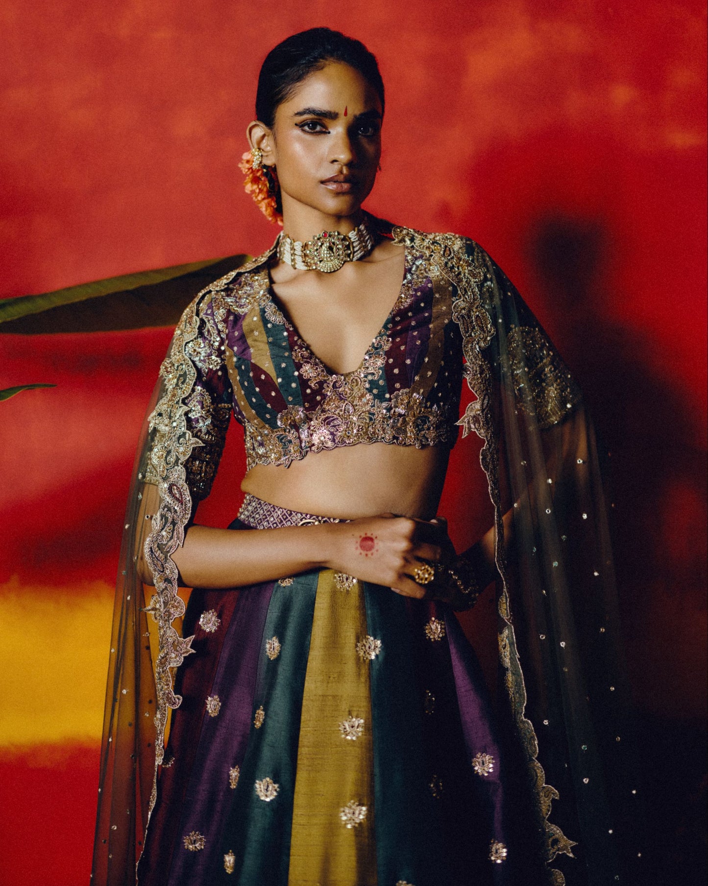 Malarvizhi Lehenga Set