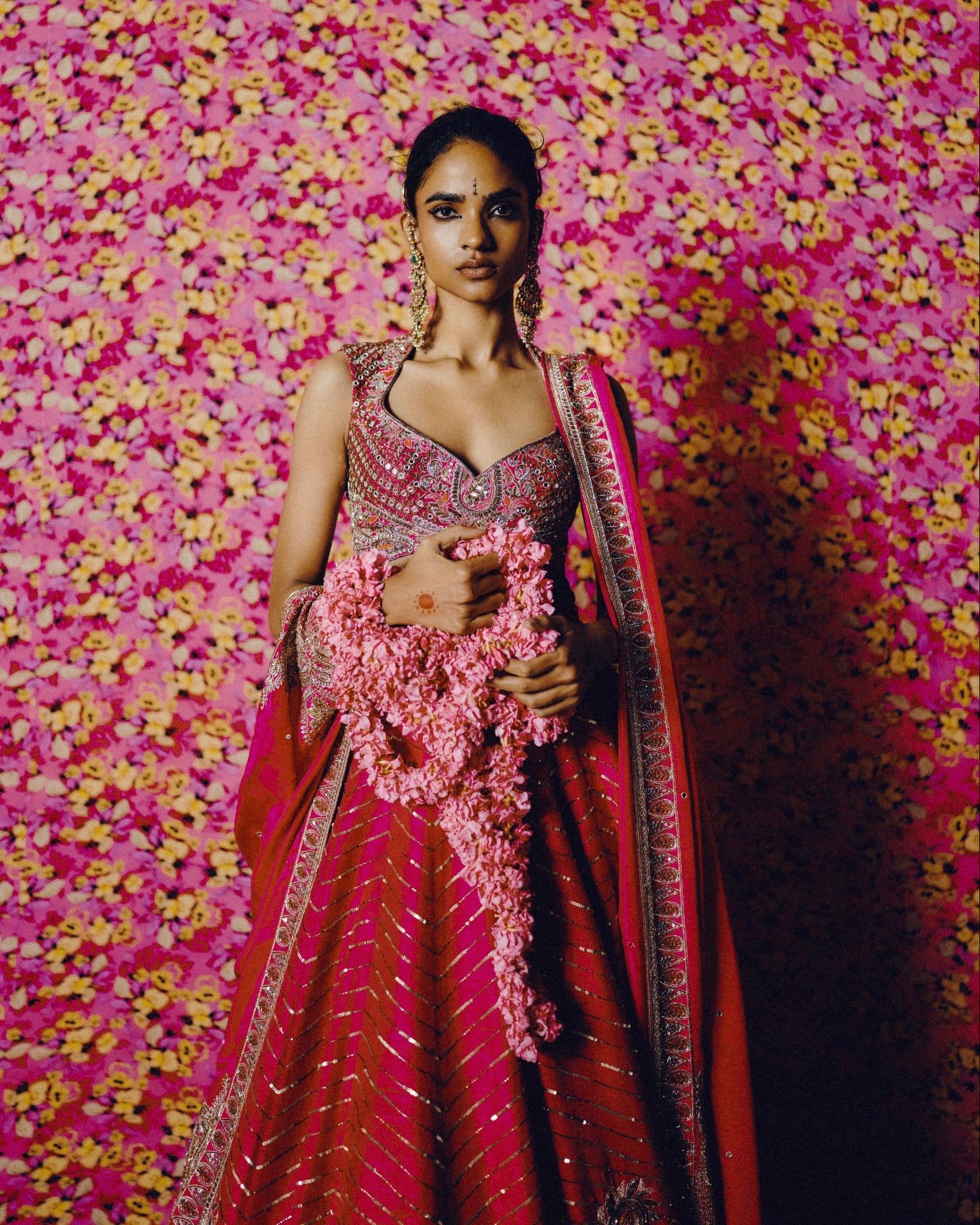Malar Roja Lehenga Set