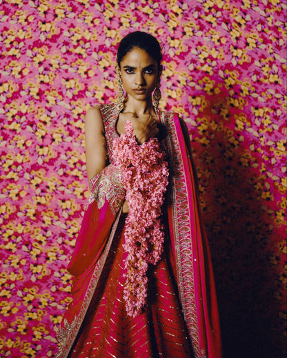 Malar Roja Lehenga Set