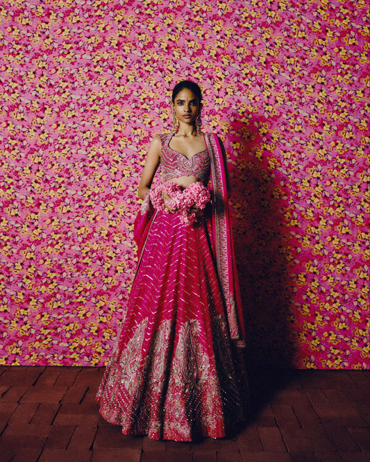 Malar Roja Lehenga Set