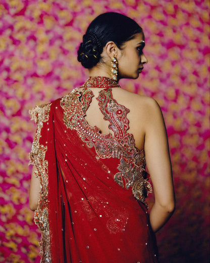 Sundari Pre-draped Saree Set