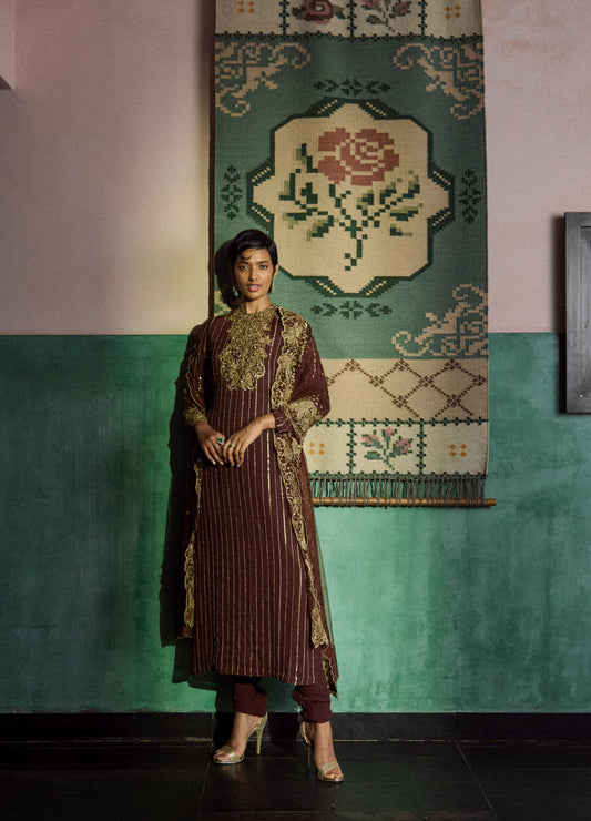 Brunette bloom kurta set