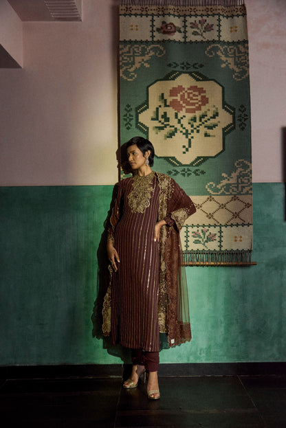 Brunette bloom kurta set
