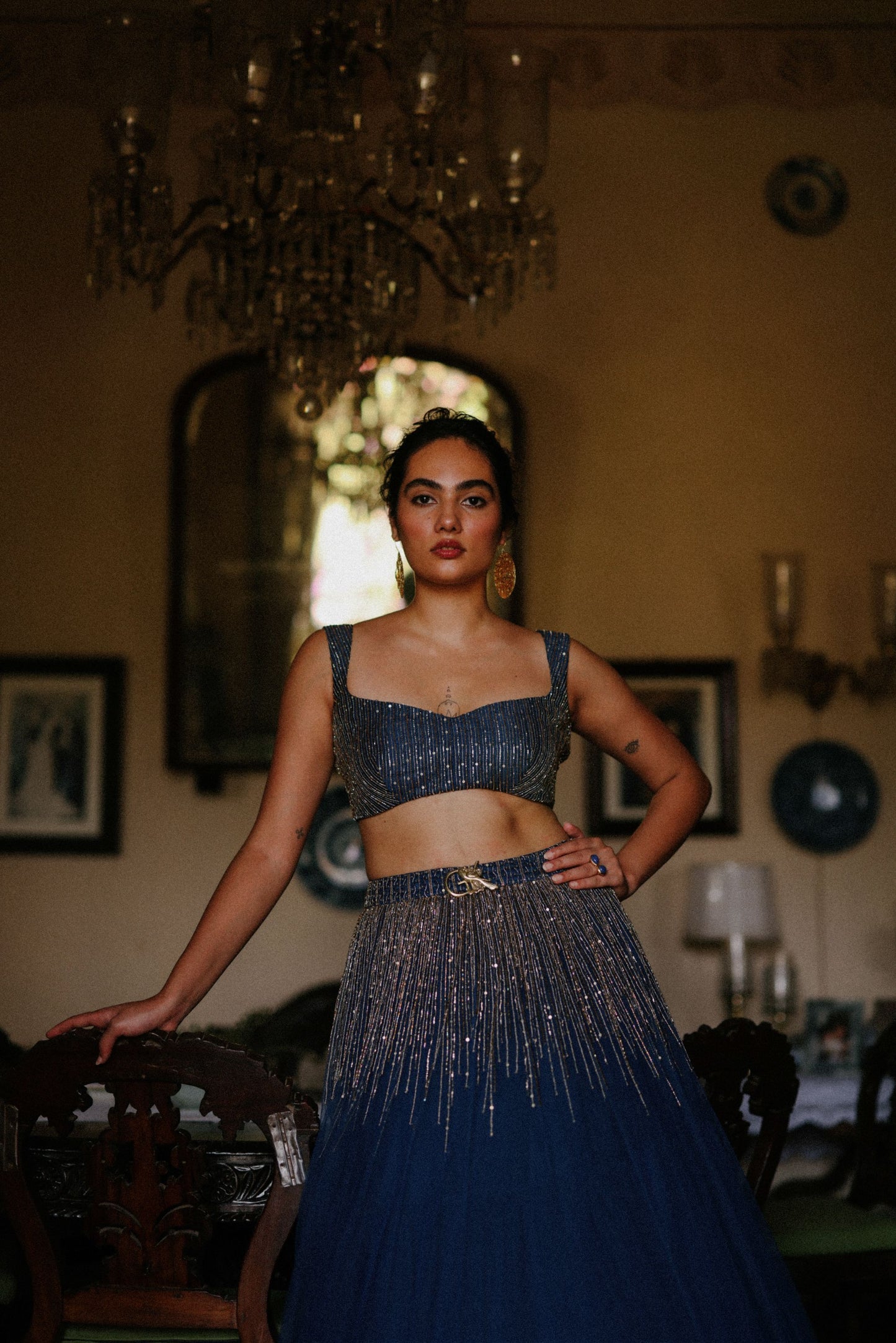 Night Fall Lehenga