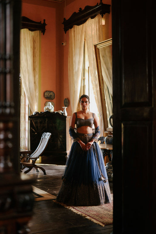 Night Fall Lehenga