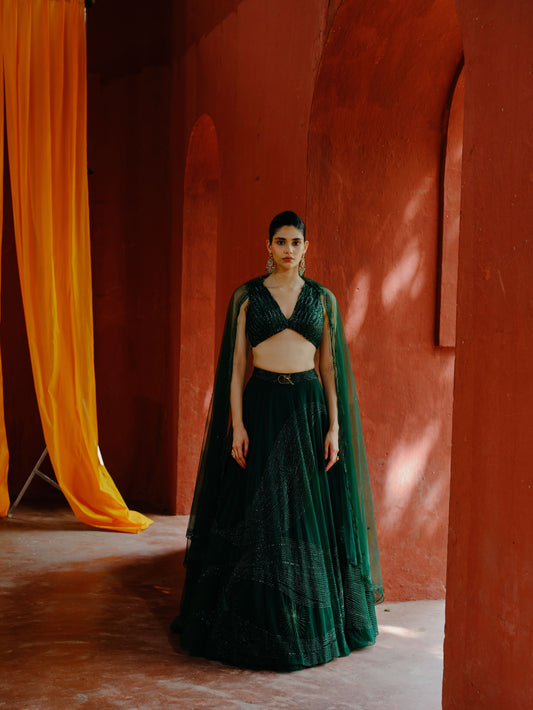 Crystal Jade  Lehenga