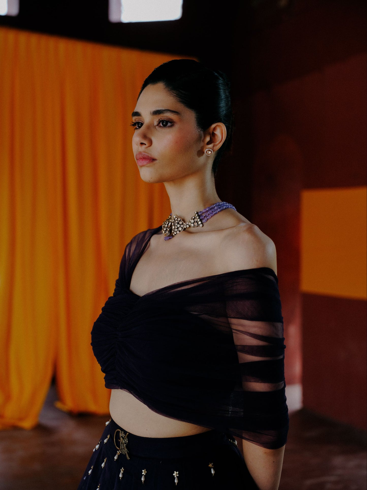Violet Pearl Lehenga