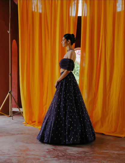 Violet Pearl Lehenga