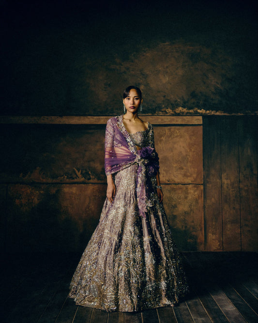 Voilet Ridge Lehenga Set