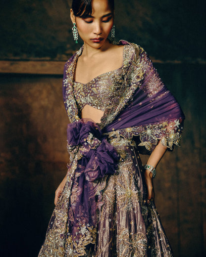 Voilet Ridge Lehenga Set