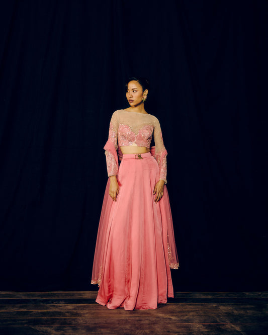 Blossoms Kiss Lehenga Set