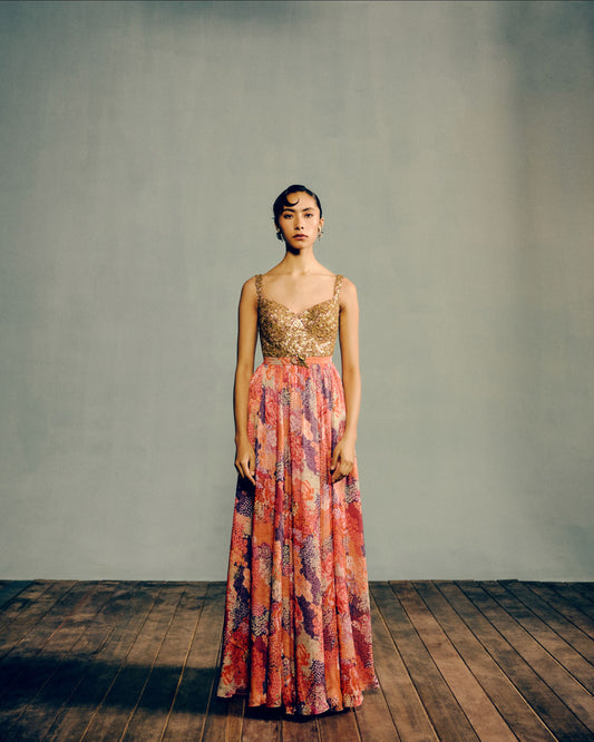 Madeline Sunset Bloom Dress