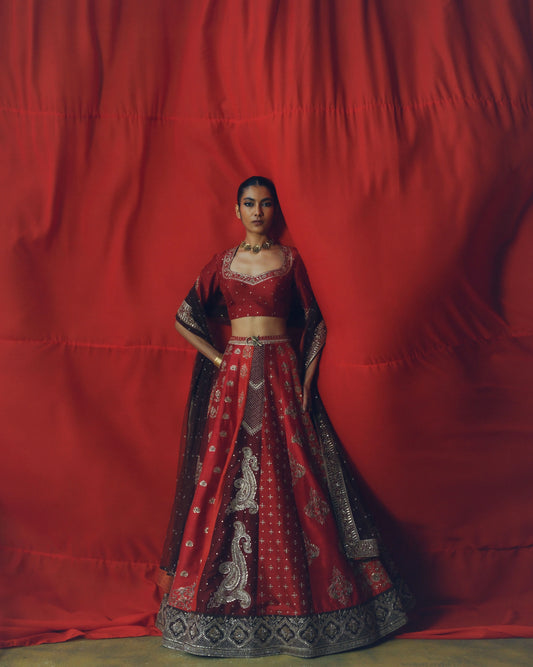 Rani Sa Lehenga Set