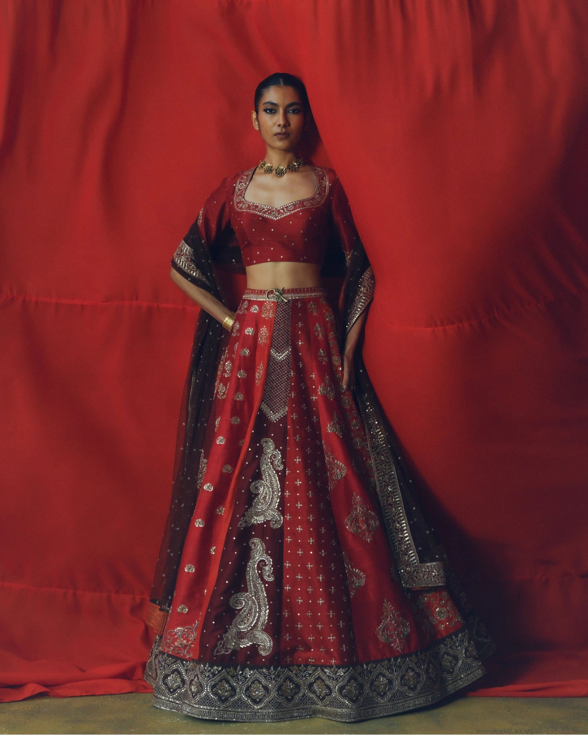 Rani Sa Lehenga Set