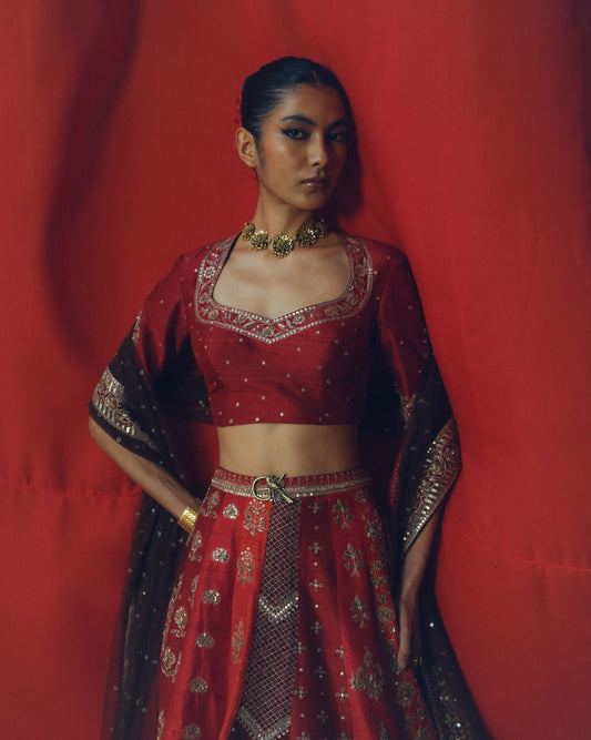 Rani Sa Lehenga Set