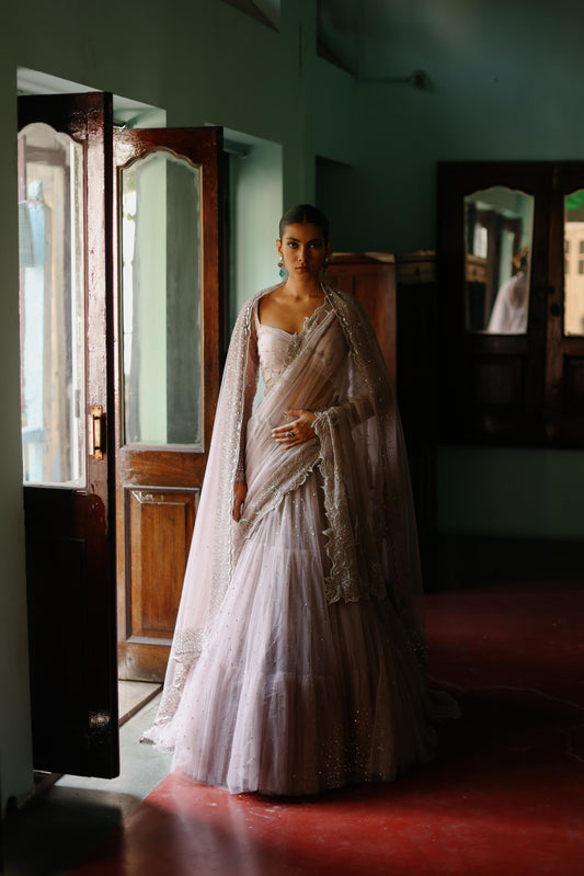 Sequin gleam lehenga set