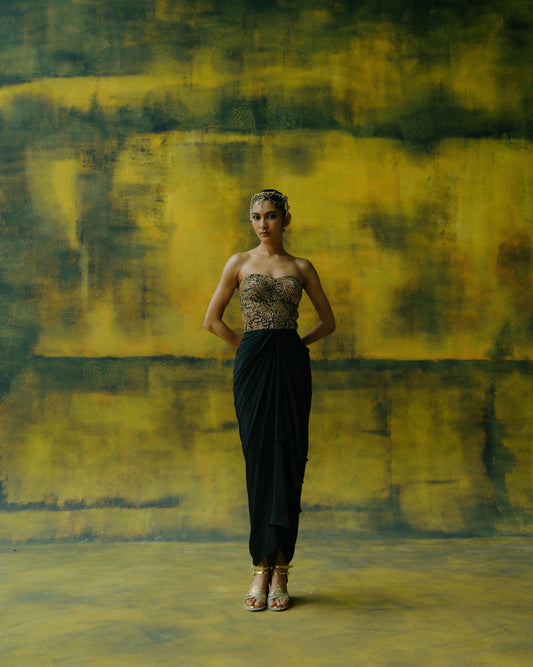 Mastani Draped Dress