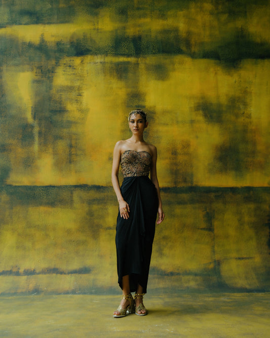 Mastani Draped Dress