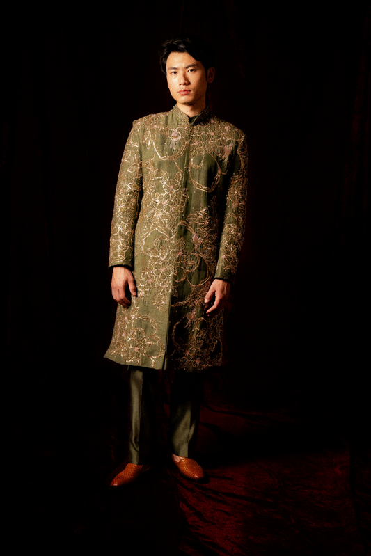 Ashby sherwani set