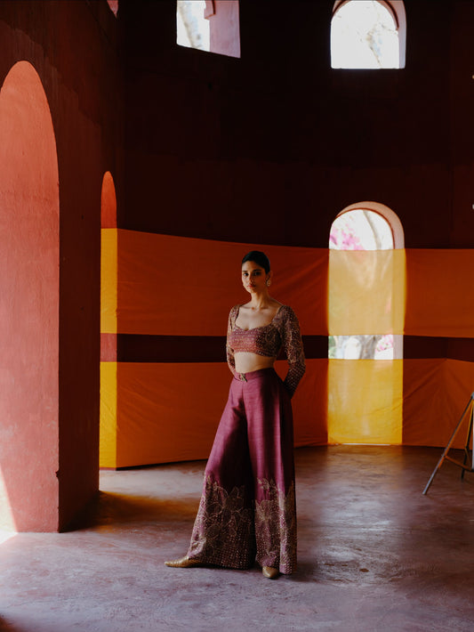 Crimson Iris Two Piece set