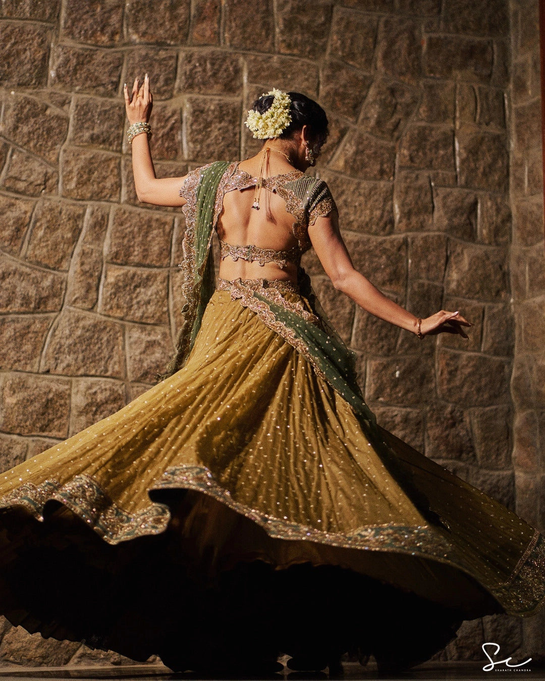 Deepa Thomas in Mridani Lehenga Set