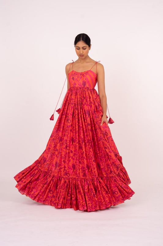 Scarlet Mirage Maxi Dress