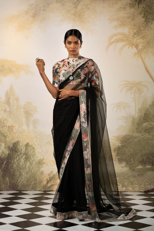 Ebony Charm Saree