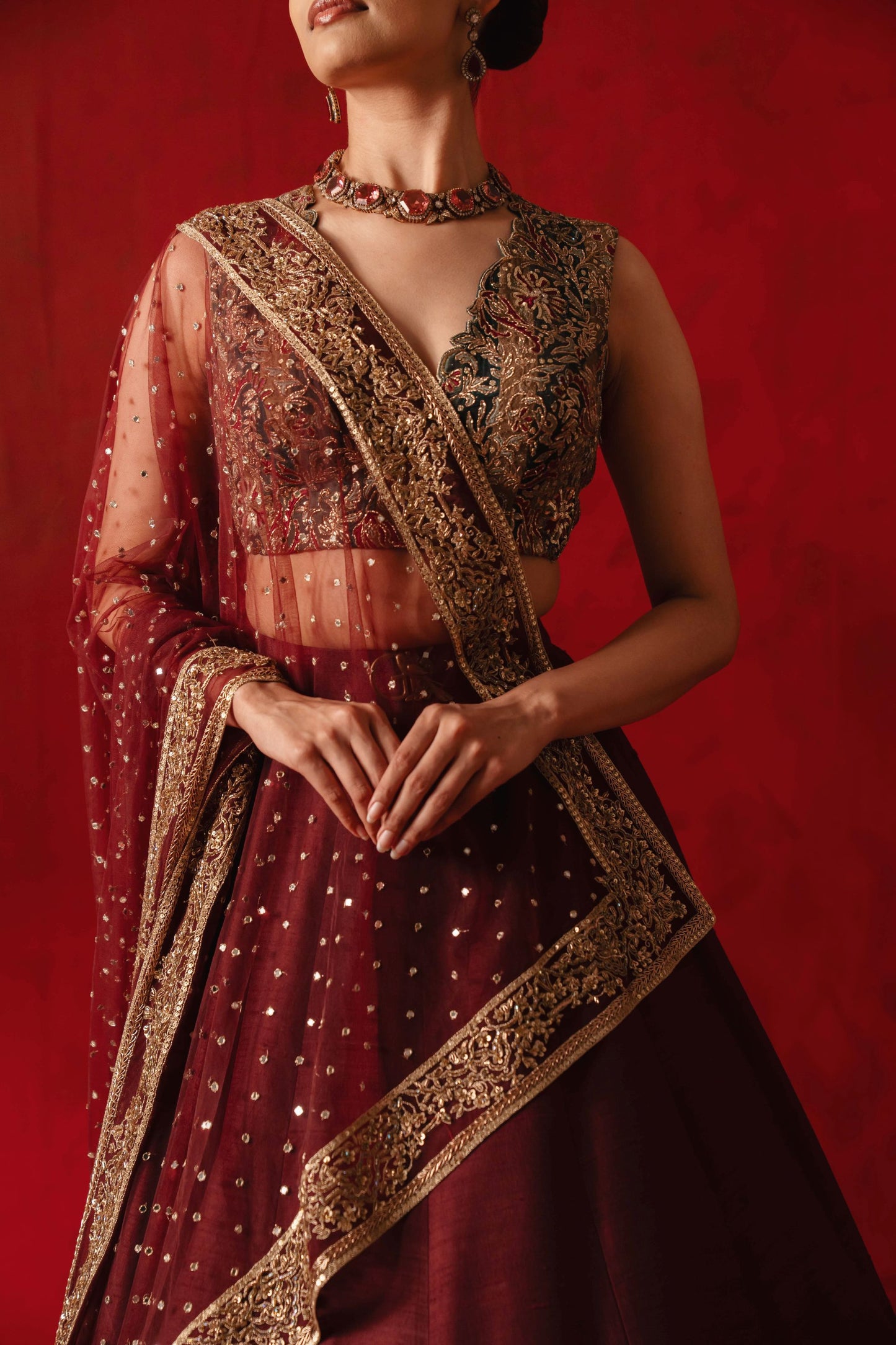 Manjari Lehenga Set
