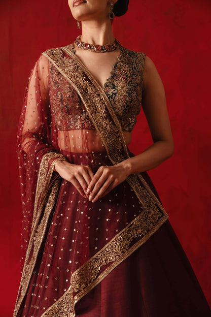 Manjari Lehenga Set