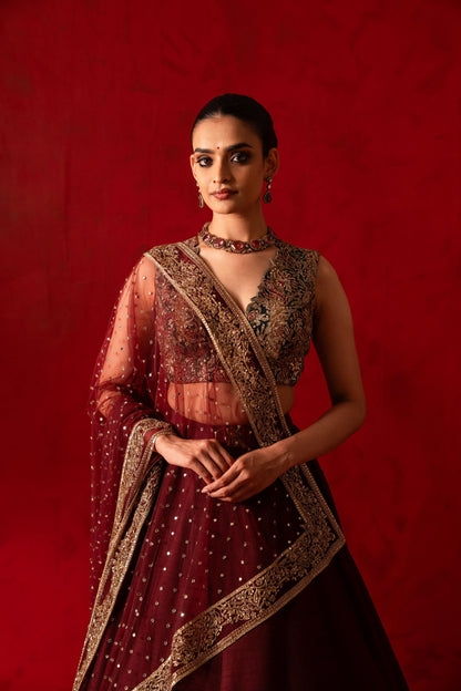 Manjari Lehenga Set