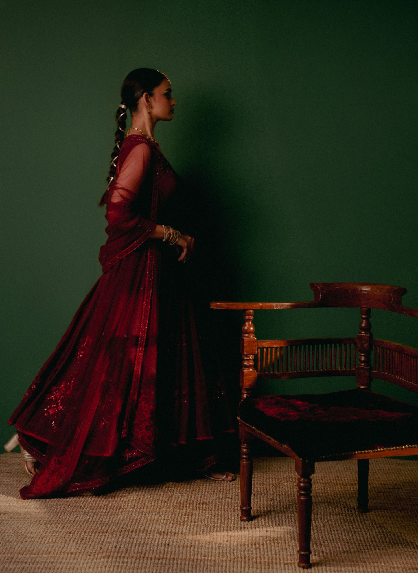 Sindhura Anarkali Set
