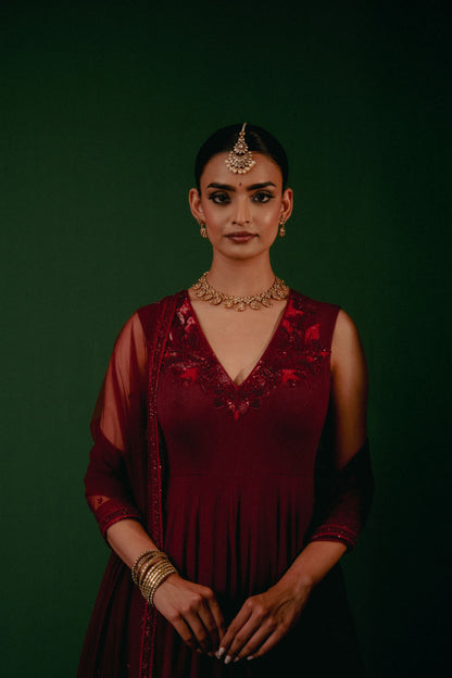 Sindhura Anarkali Set