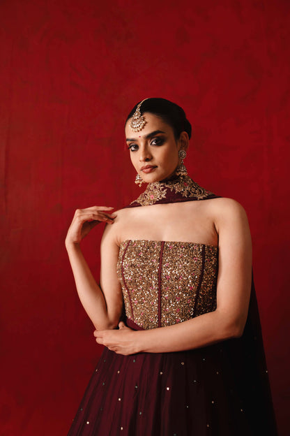 Maanvizhi Lehenga Set