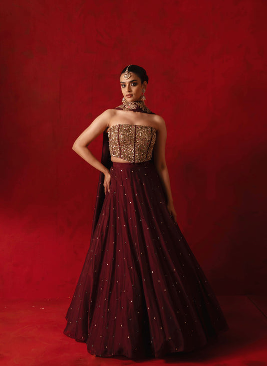 Maanvizhi Lehenga Set