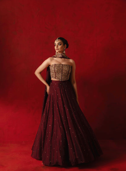 Maanvizhi Lehenga Set