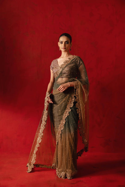 Shobhana Pre-draped Saree Set