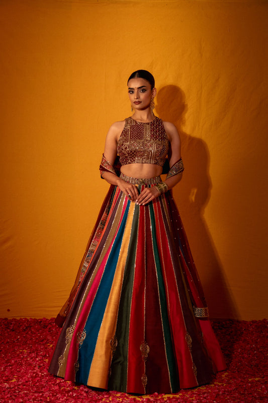 Jamakalam Lehenga Set