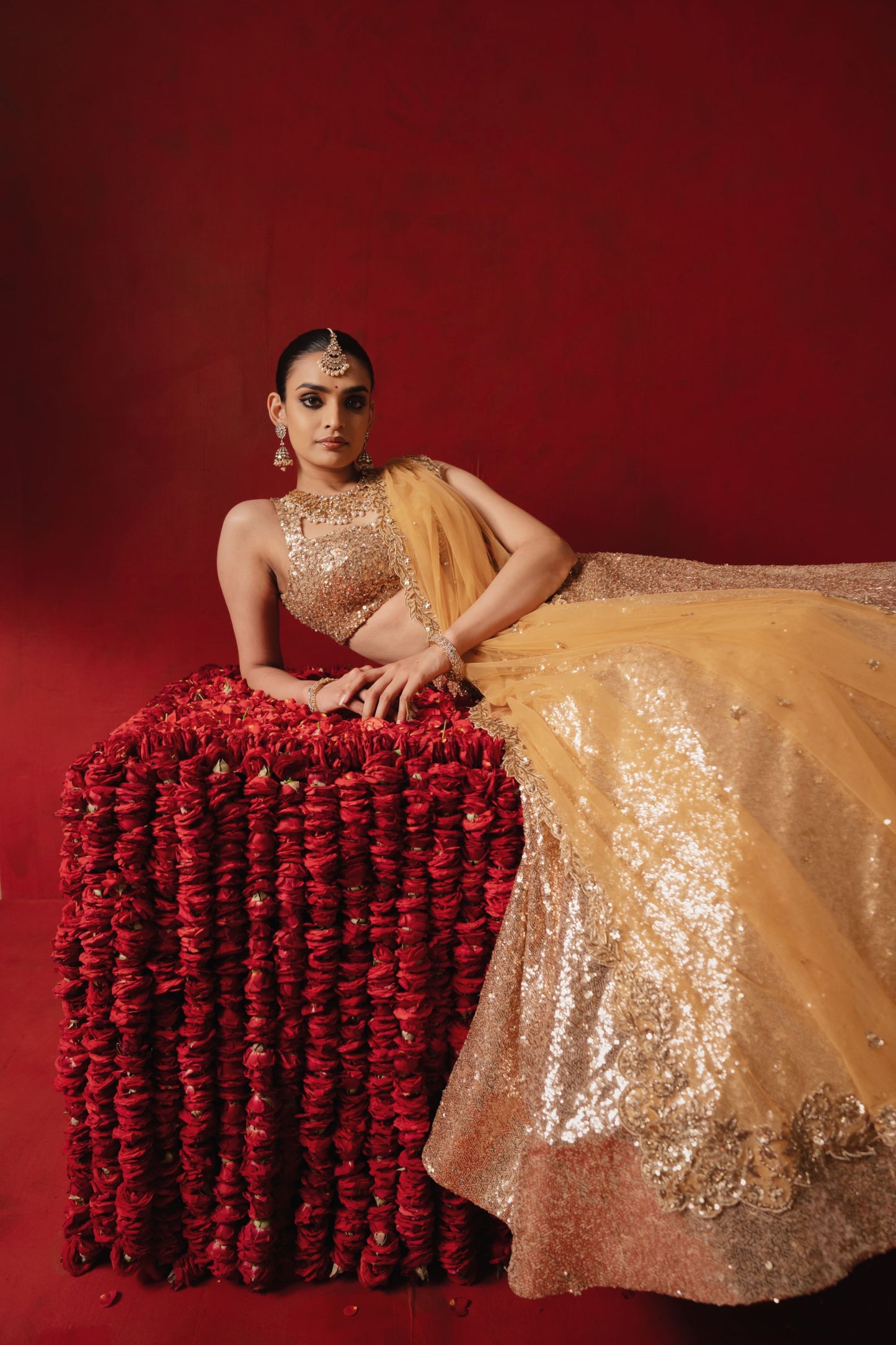 Ponmalar Lehenga Set