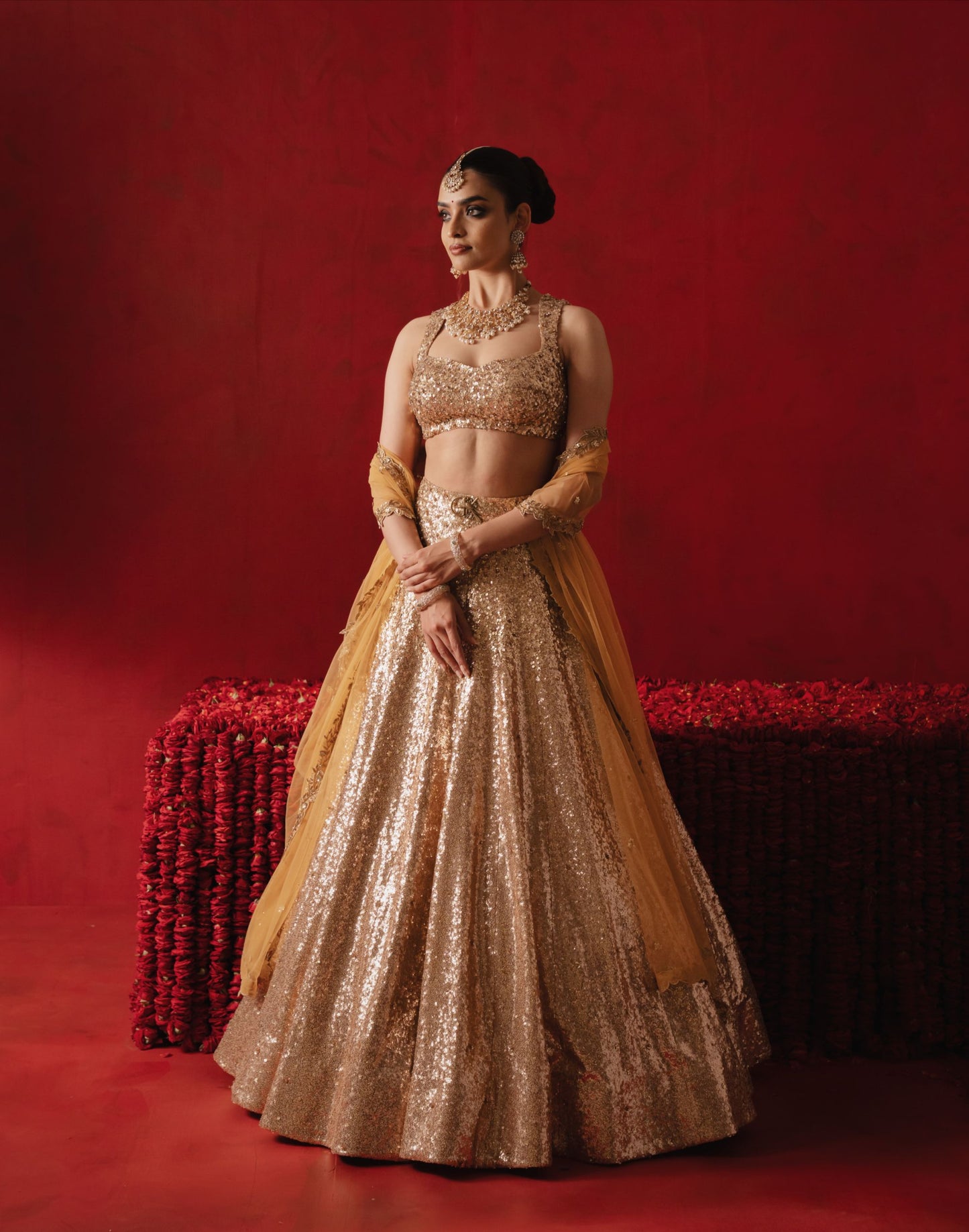 Ponmalar Lehenga Set