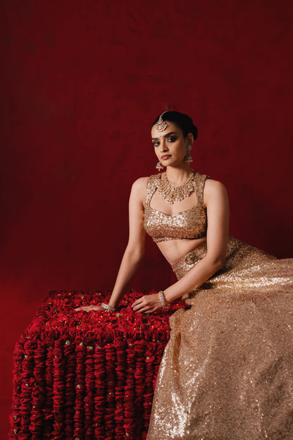 Ponmalar Lehenga Set