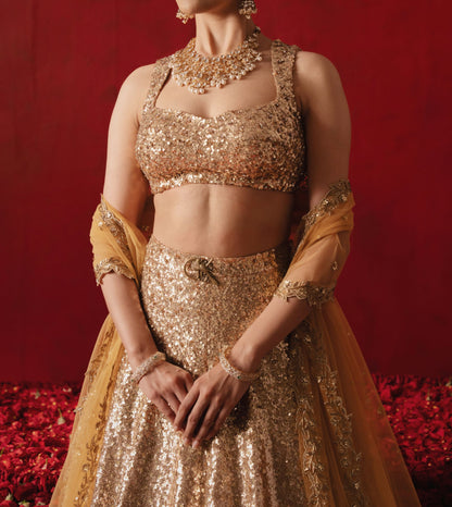 Ponmalar Lehenga Set