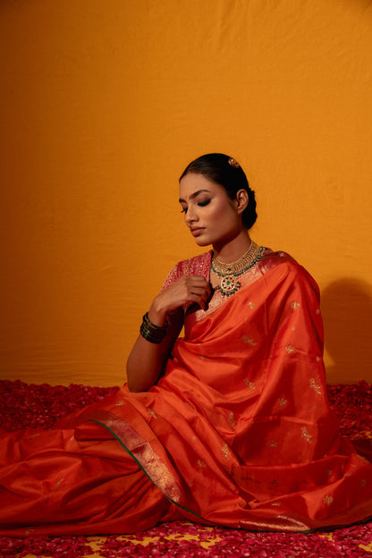 Kili Vanam Saree Set