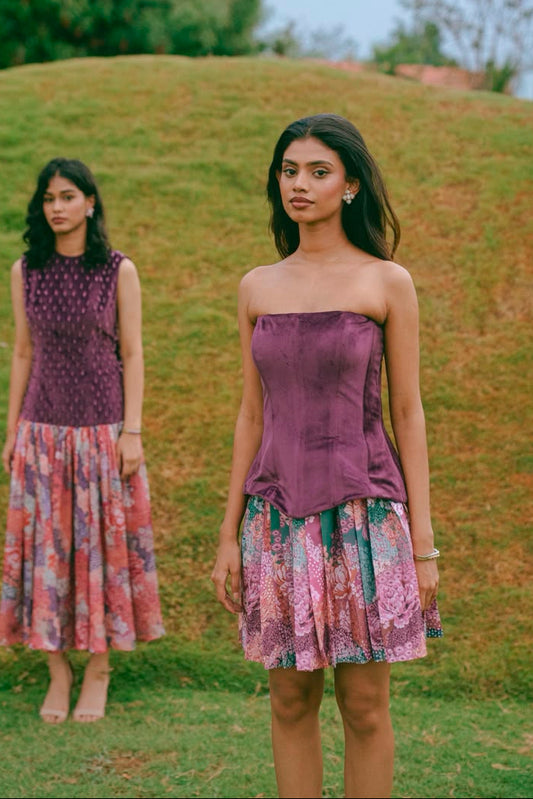 Velvet Orchid Blossom Co-ord