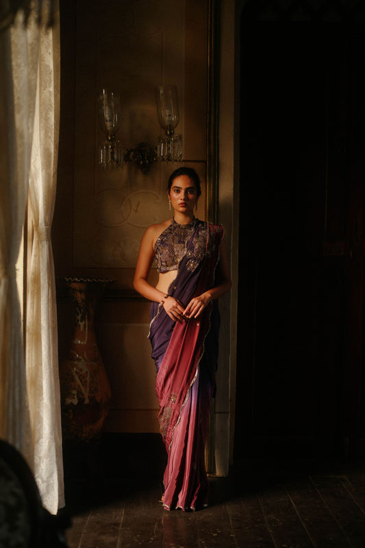Amethyst Saree