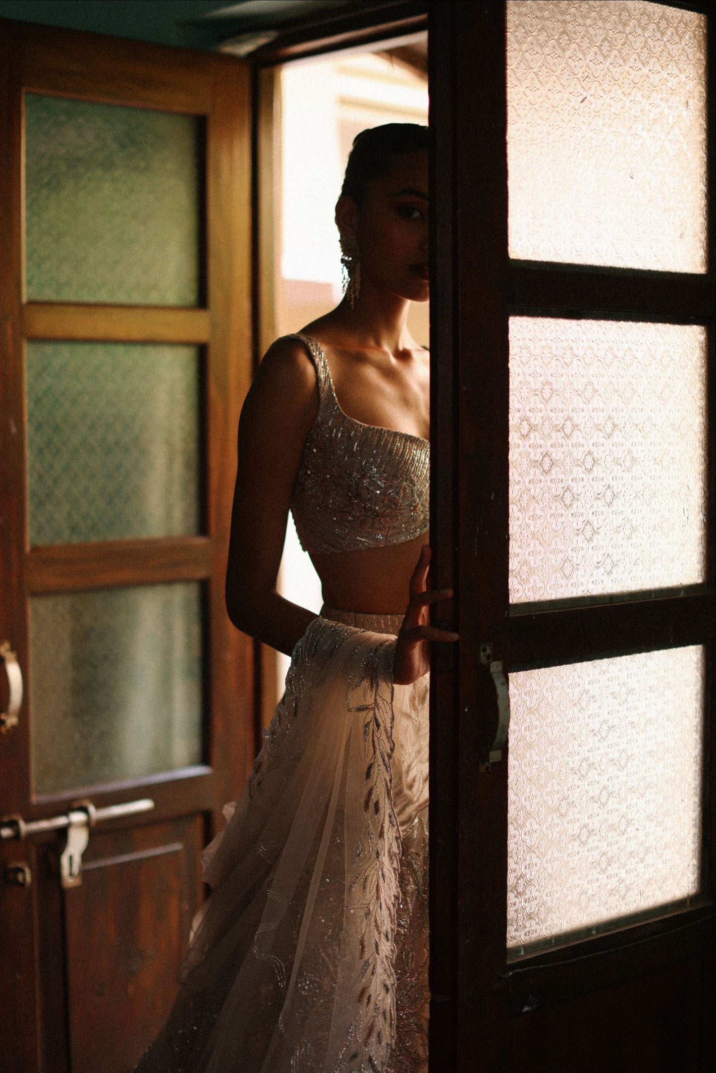 Morning bloom lehenga set