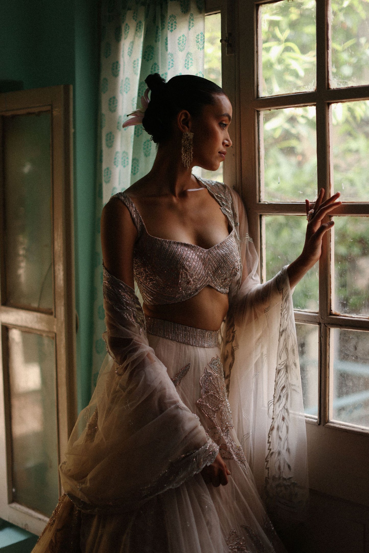 Morning bloom lehenga set
